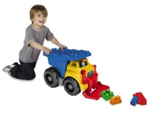 Mega Bloks Fill & Dump Truck Toy Mega Bloks Fill & Dump Truck Toy